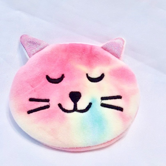 💲SALE💲 NWT Pastel Pink, Yellow, Green Kitty Head Coin Purse - Picture 1 of 4